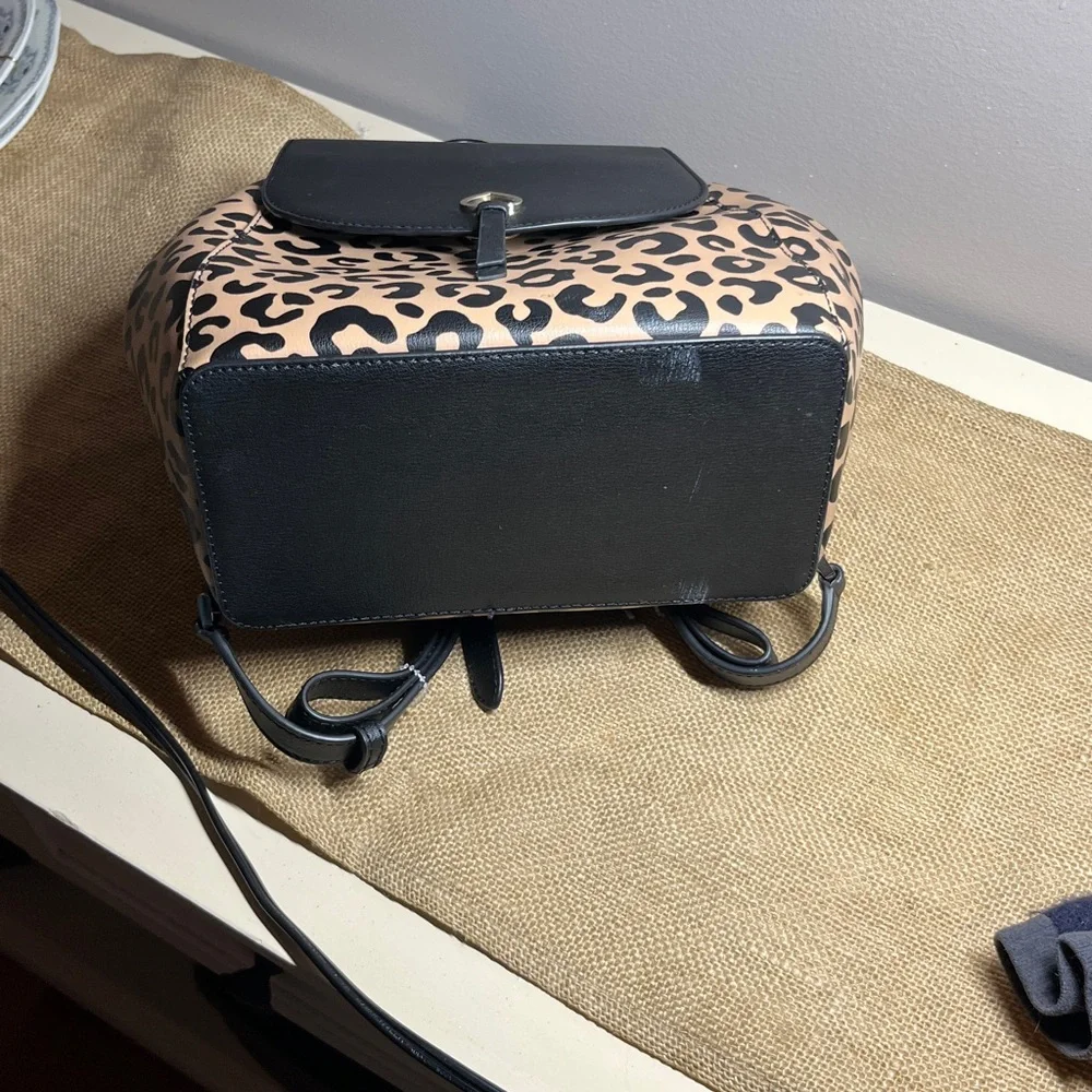 Kate Spade leopard print backpack handbag PERFECT